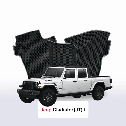 Fußmatten EVA für Jeep Gladiator(JT) 1 gen 2019-2028 jahr PICK-UP  doppelkabine