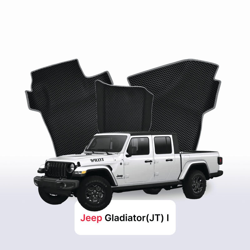 Fußmatten EVA für Jeep Gladiator(JT) 1 gen 2019-2028 jahr PICK-UP  doppelkabine