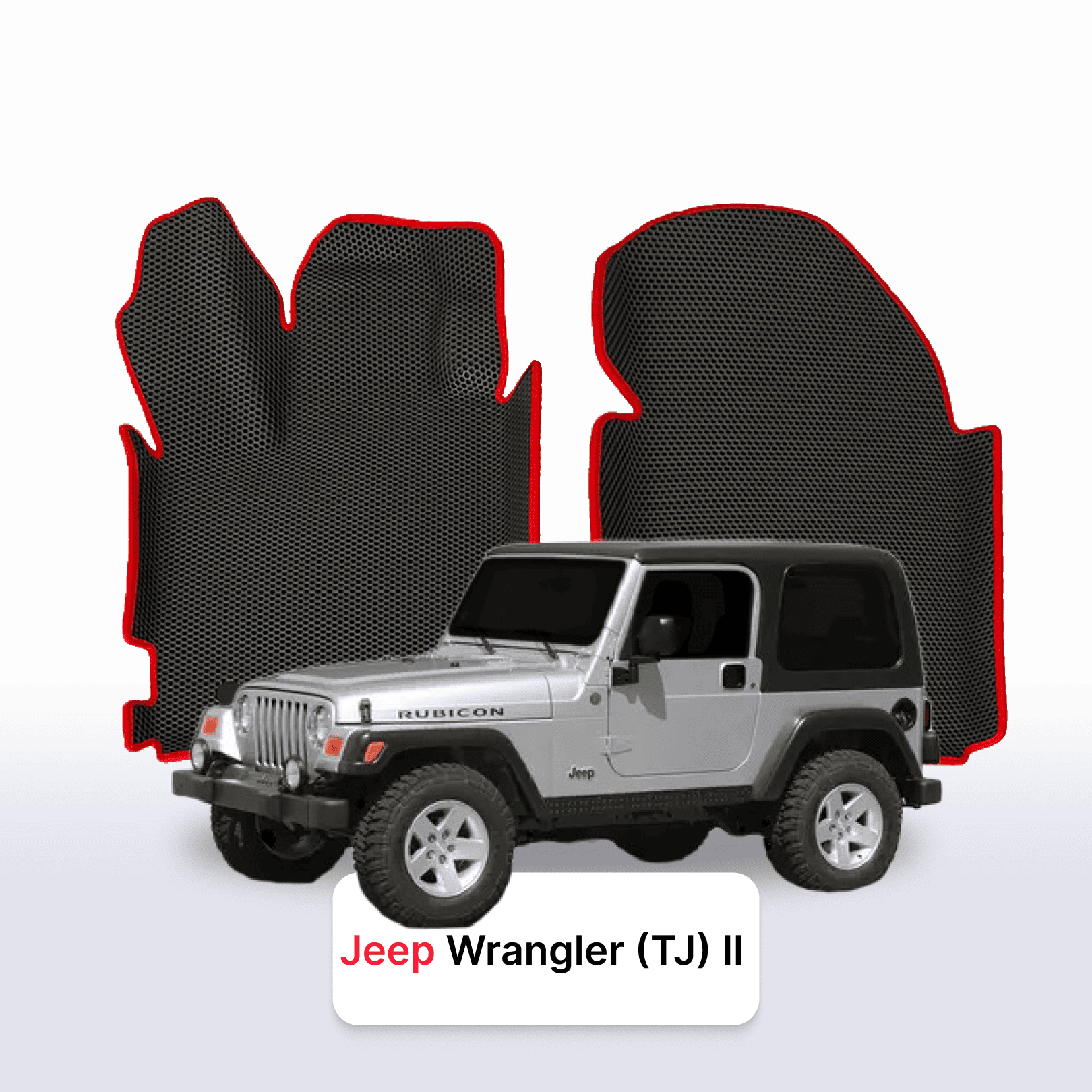 Fußmatten EVA für Jeep Wrangler(TJ) 2 gen 1996-2006 jahr 3 türer SUV