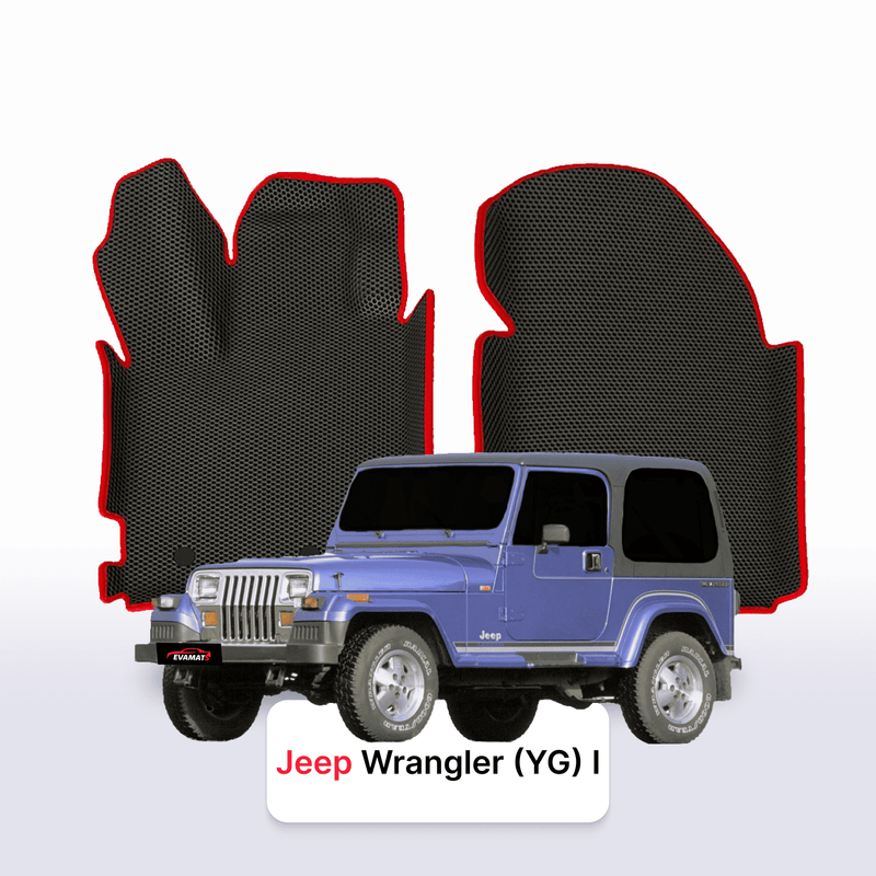 Fußmatten EVA für Jeep Wrangler (YJ) 1 gen 1986-1996 jahr 3 türer SUV