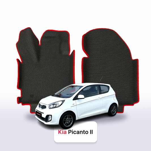 Fußmatten EVA für Kia Picanto II gen 2011-2017 jahr SCHÄGHECK 3 türer