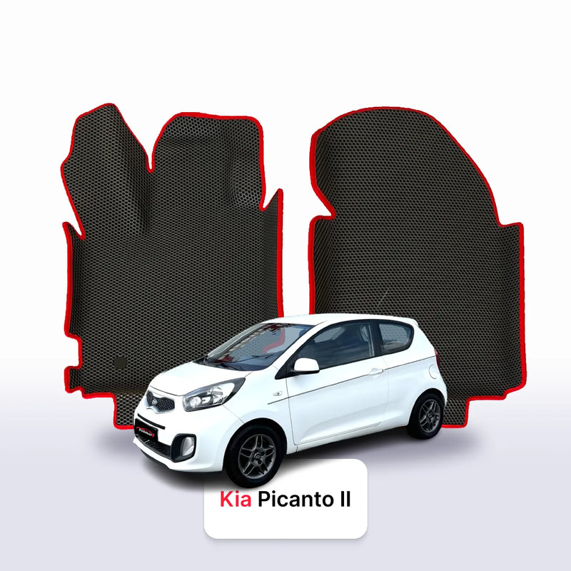 Fußmatten EVA für Kia Picanto II gen 2011-2017 Jahr SCHRÄGHECK 3 TÜRER