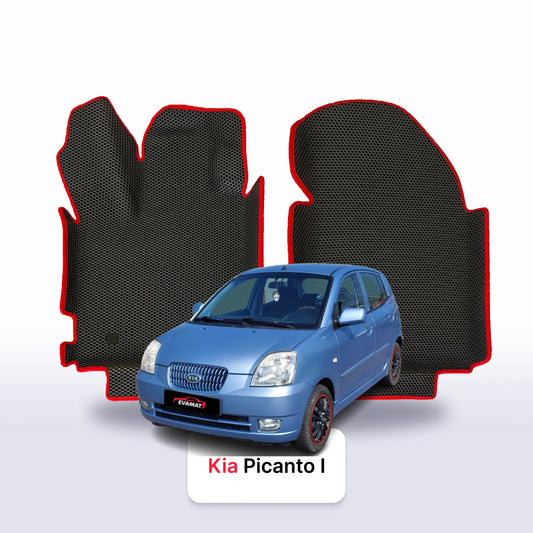 Fußmatten EVA für Kia Picanto I gen 2003-2011 jahr SCHÄGHECK 5 türer