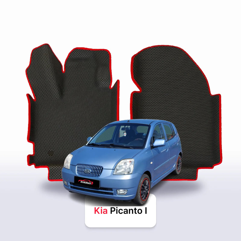 Fußmatten EVA für Kia Picanto I gen 2003-2011 Jahr SCHRÄGHECK 5 TÜRER