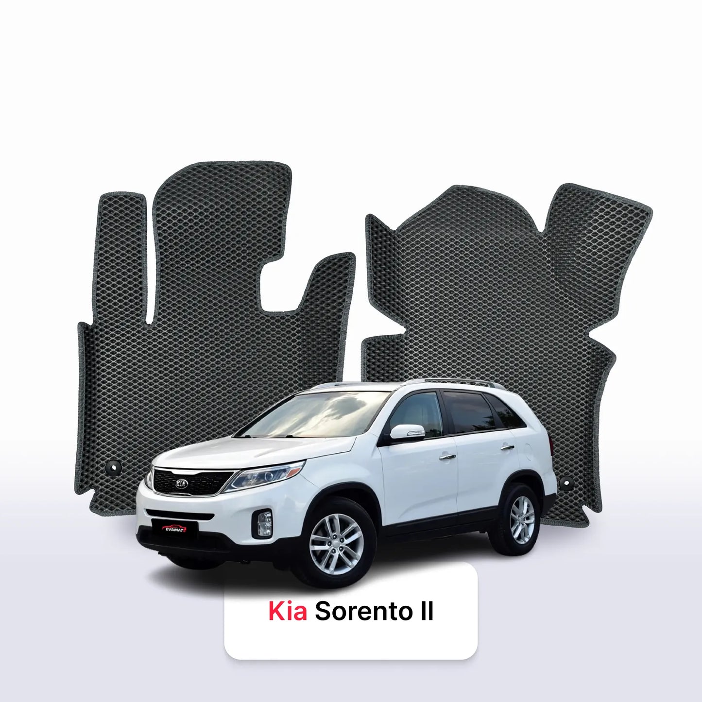 Fußmatten EVA für Kia Sorento facelift II gen 2012-2014 jahr SUV