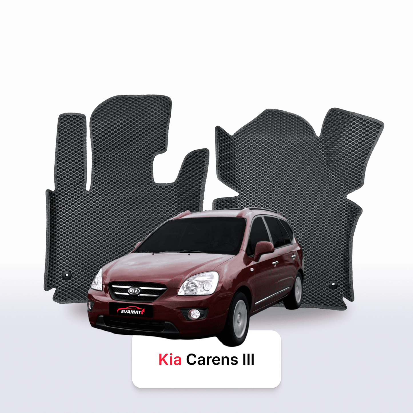 Fußmatten EVA für Kia Carens(UN) III gen 2006-2012 Jahr MINIVAN