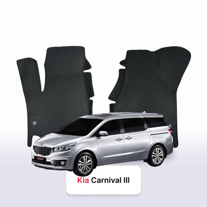 Fußmatten EVA für Kia Carnival III gen 2014-2021 jahr MINIVAN