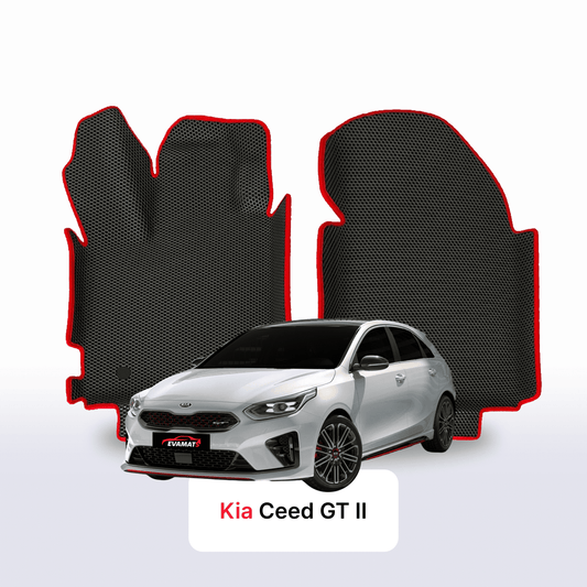 Fußmatten EVA für Kia Ceed GT II gen 2018-2025 jahr SCHÄGHECK 5 türer