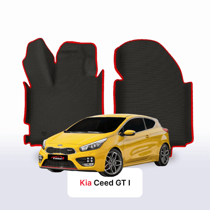 Fußmatten EVA für Kia Ceed GT I gen 2012-2018 jahr SCHÄGHECK 3 türer
