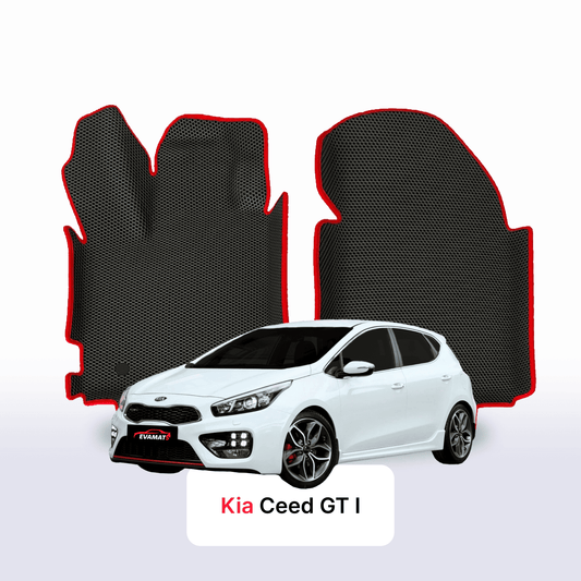 Fußmatten EVA für Kia Ceed GT I gen 2012-2018 jahr SCHÄGHECK 5 türer