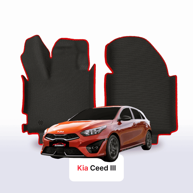 Fußmatten EVA für Kia Ceed III gen 2018-2025 Jahr SCHRÄGHECK 5-Türer