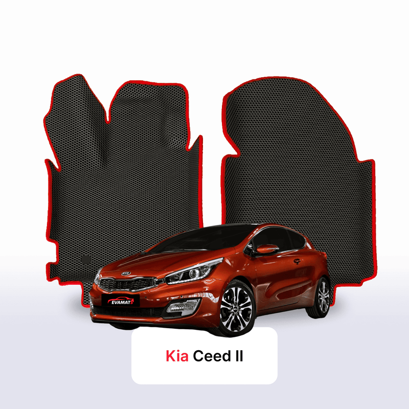 Fußmatten EVA für Kia Ceed II gen 2012-2018 Jahr SCHRÄGHECK 3 TÜRER