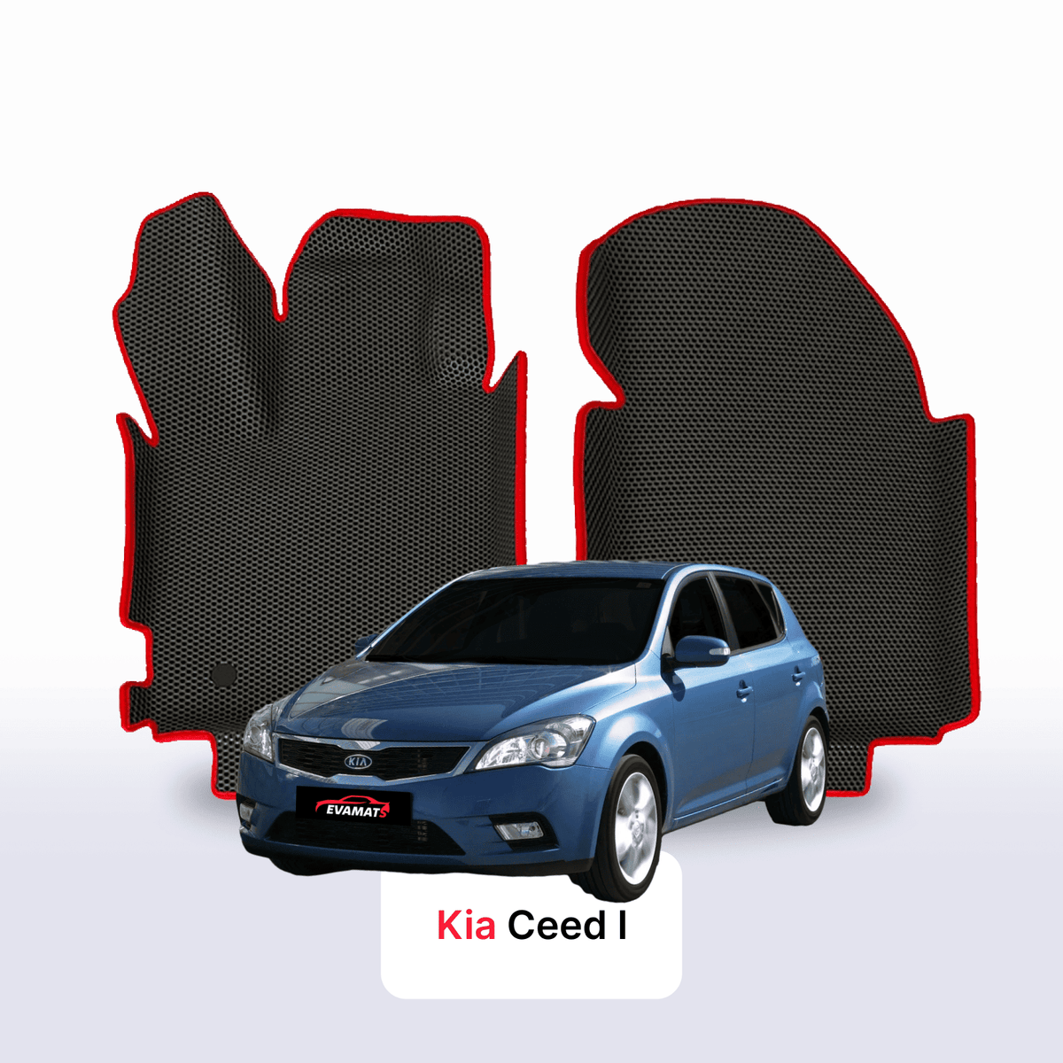 Fußmatten EVA für Kia Ceed I gen 2006-2012 Jahr SCHRÄGHECK 5-Türer