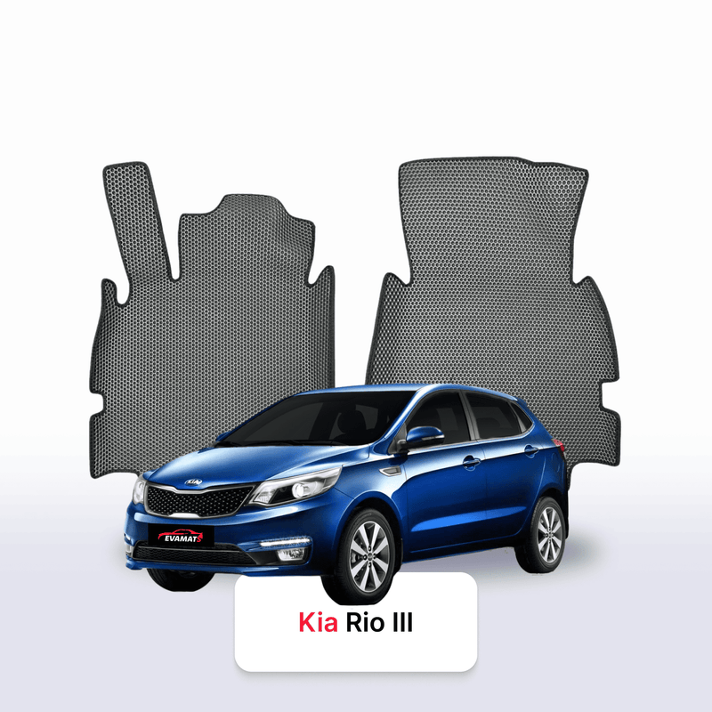 Fußmatten EVA für Kia Rio III gen 2011-2017 SCHÄGHECK 5 türer