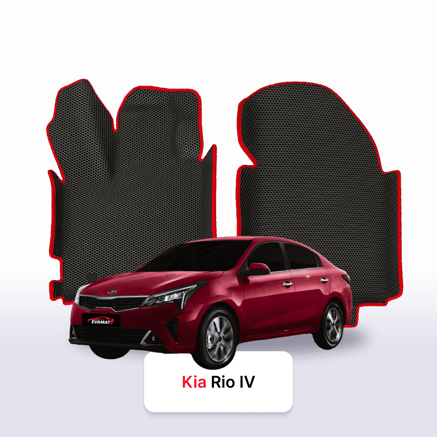 Fußmatten EVA für Kia Rio IV gen 2016-2023 jahr LIMOUSINE