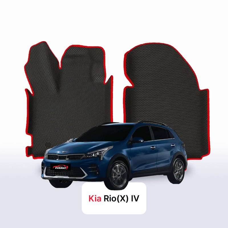 Fußmatten EVA für Kia Rio(X) IV gen 2016-2023 jahr SCHÄGHECK 5 türer
