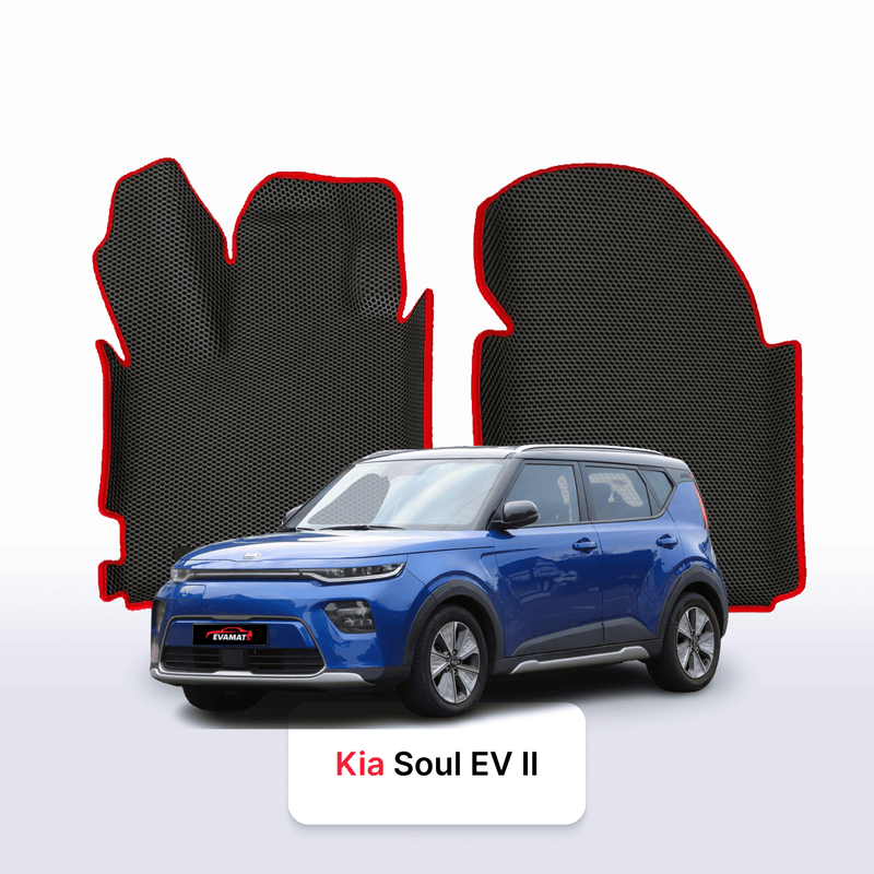 Fußmatten EVA für Kia Soul EV II gen 2019-2024 jahr SCHÄGHECK 5 türer
