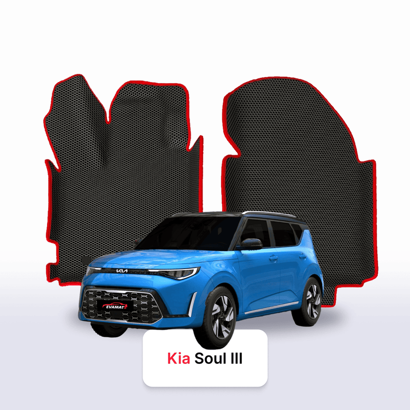 Fußmatten EVA für Kia Soul III gen 2019-2025 jahr SCHÄGHECK 5 türer