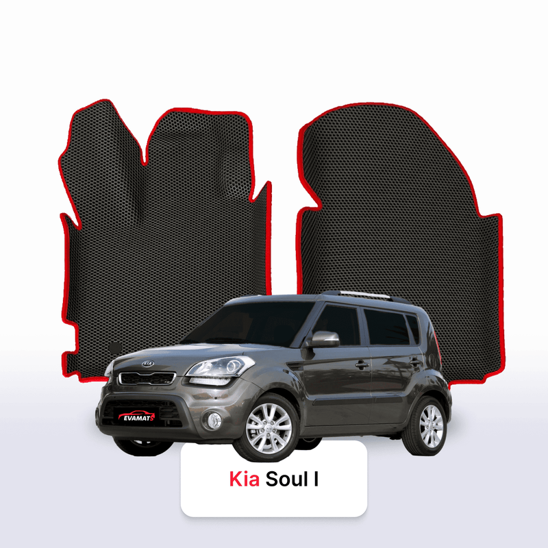 Fußmatten EVA für Kia Soul I gen 2008-2014 jahr SCHÄGHECK 5 türer