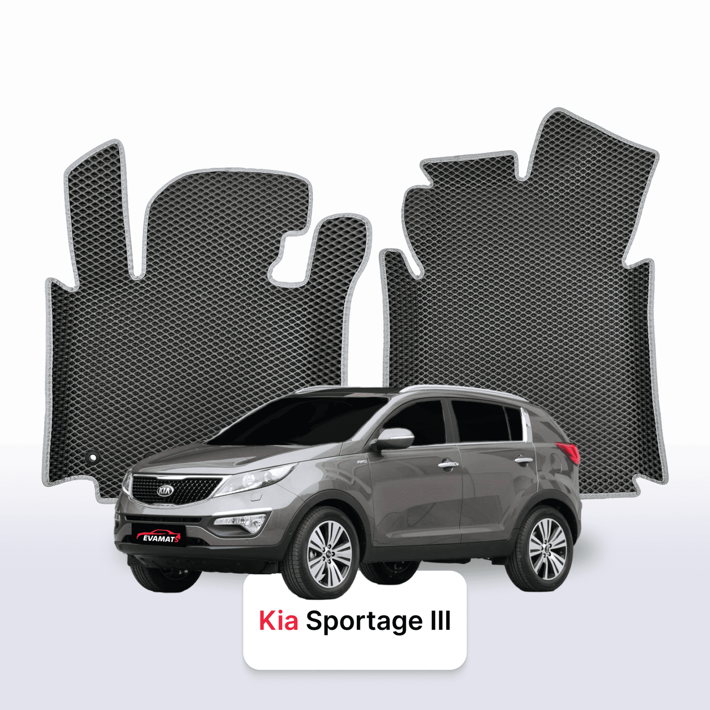Fußmatten EVA für Kia Sportage III gen 2010-2016 jahr SUV