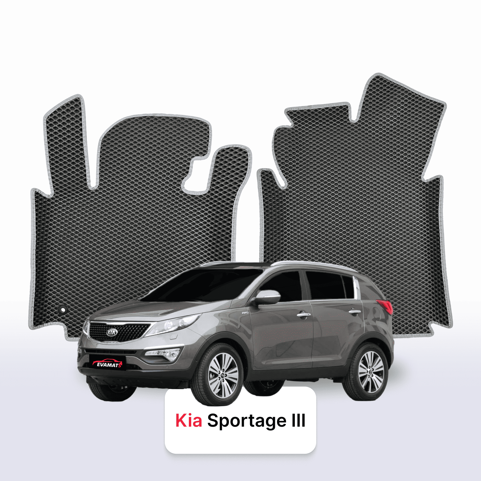 Fußmatten EVA für Kia Sportage III gen 2010-2016 jahr SUV