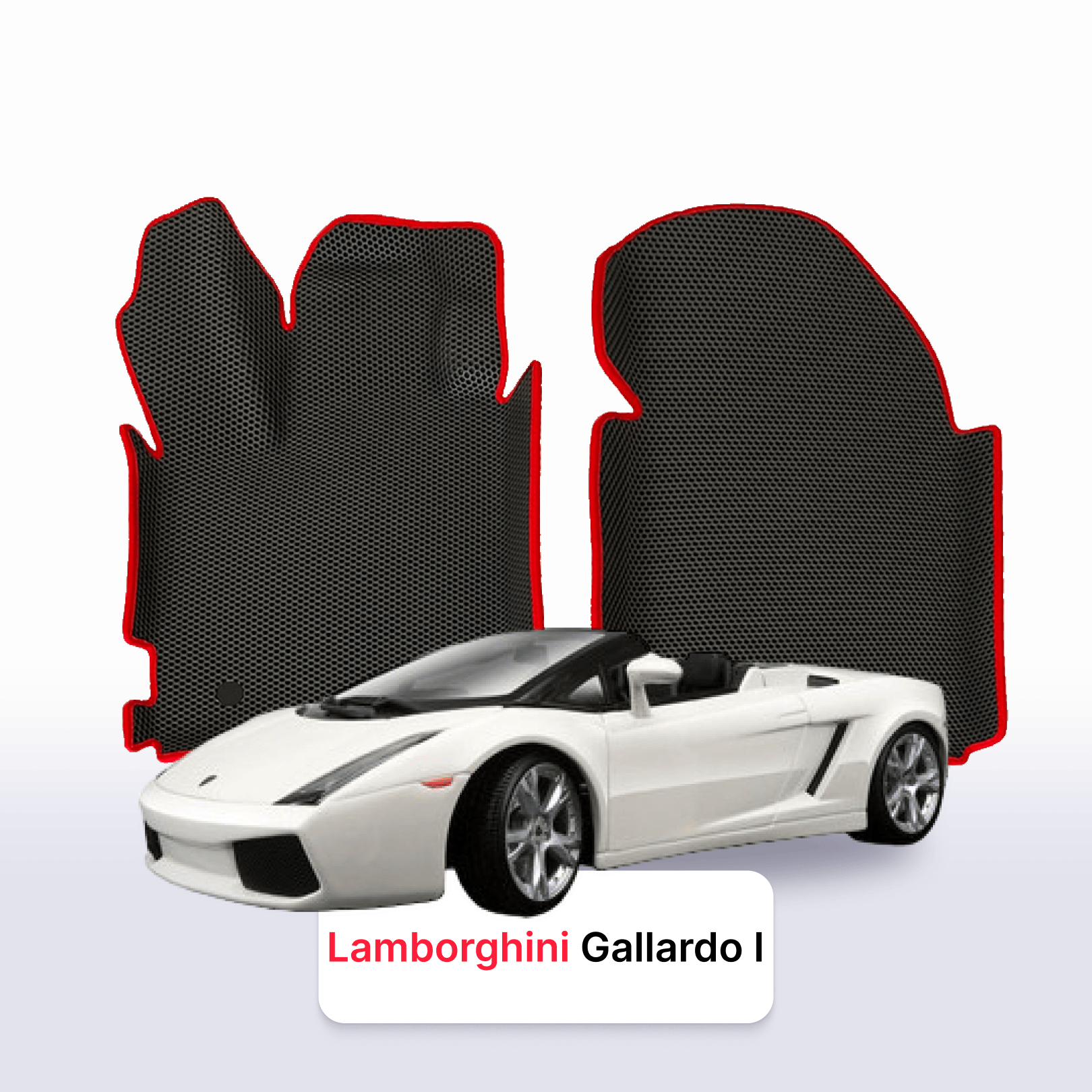 Fußmatten EVA für Lamborghini Gallardo 1 gen 2003-2013 jahr Spyder CABRIO