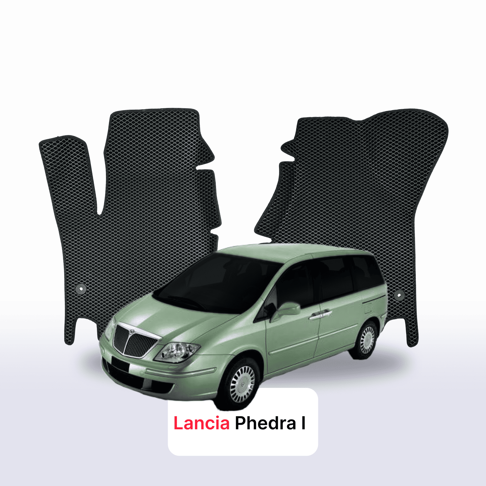 Fußmatten EVA für Lancia Phedra 1 gen 2002-2010 jahr MINIVAN