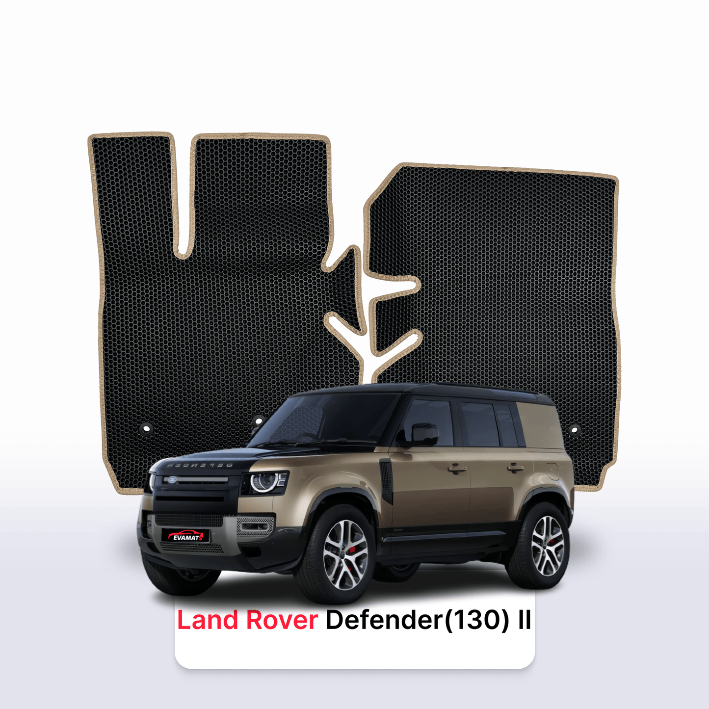 Fußmatten EVA für Land Rover Defender(130) 2 gen 2019-2028 jahr SUV LONG