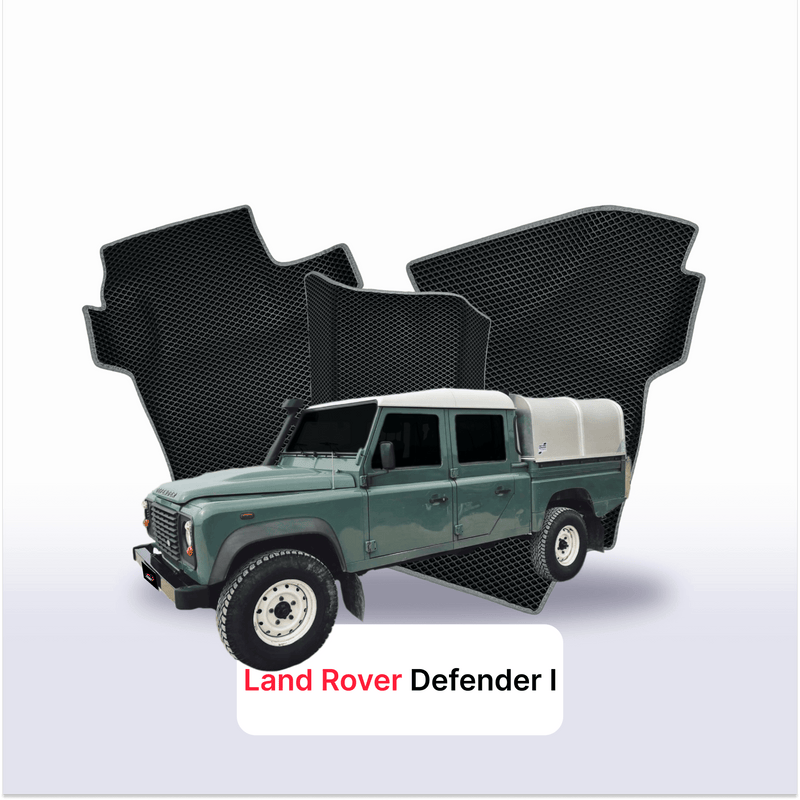 Fußmatten EVA für Land Rover Defender 1 gen 1983-2016 jahr PICK-UP  doppelkabine
