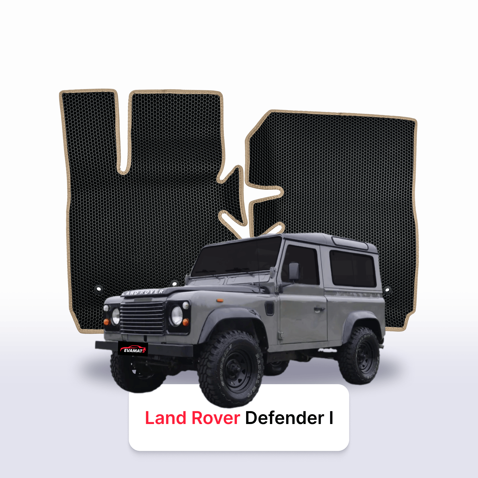 Fußmatten EVA für Land Rover Defender 1 gen 1983-2016 jahr SUV 3 türer