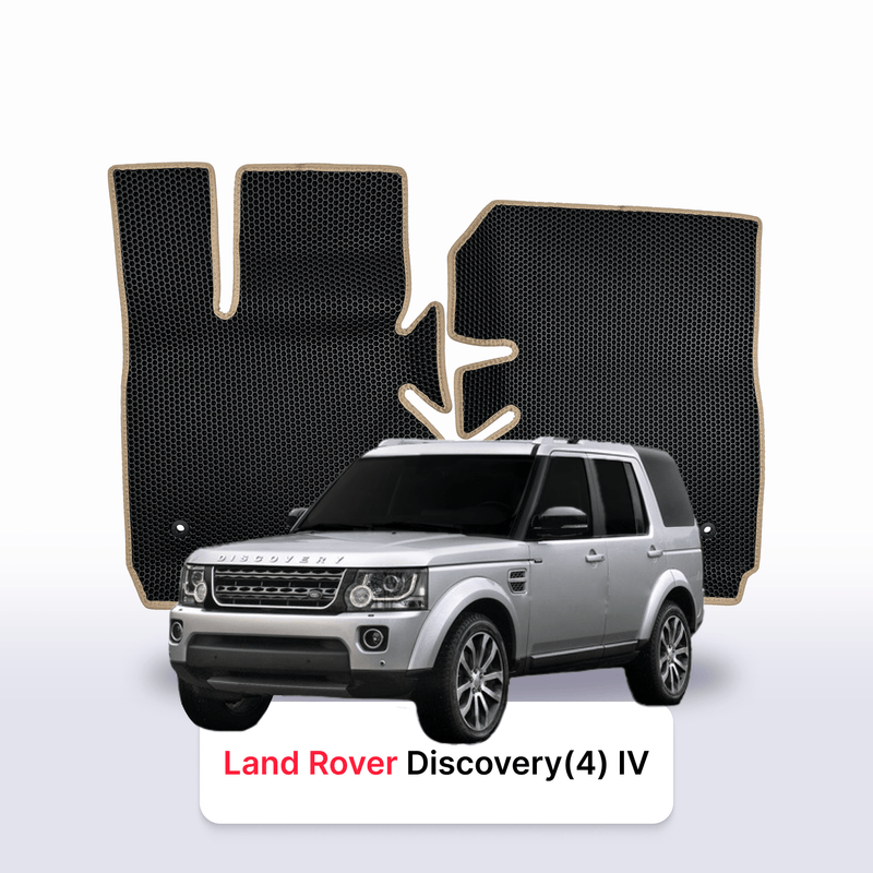 Fußmatten EVA für Land Rover Discovery(4) 4 gen 2009-2016 Jahr SUV 5-Türer + EVA-Fersenpolster