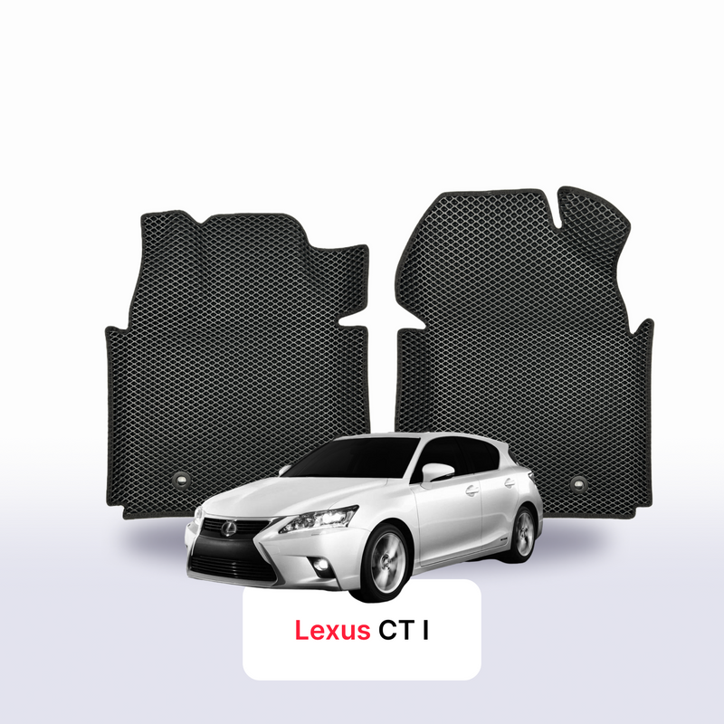 Fußmatten EVA für Lexus CT 200H 1 gen 2010-2023 jahr SCHÄGHECK 5 türer