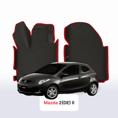 Fußmatten EVA für Mazda 2(DE) 2 gen 2007-2014 jahr SCHÄGHECK 3 türer