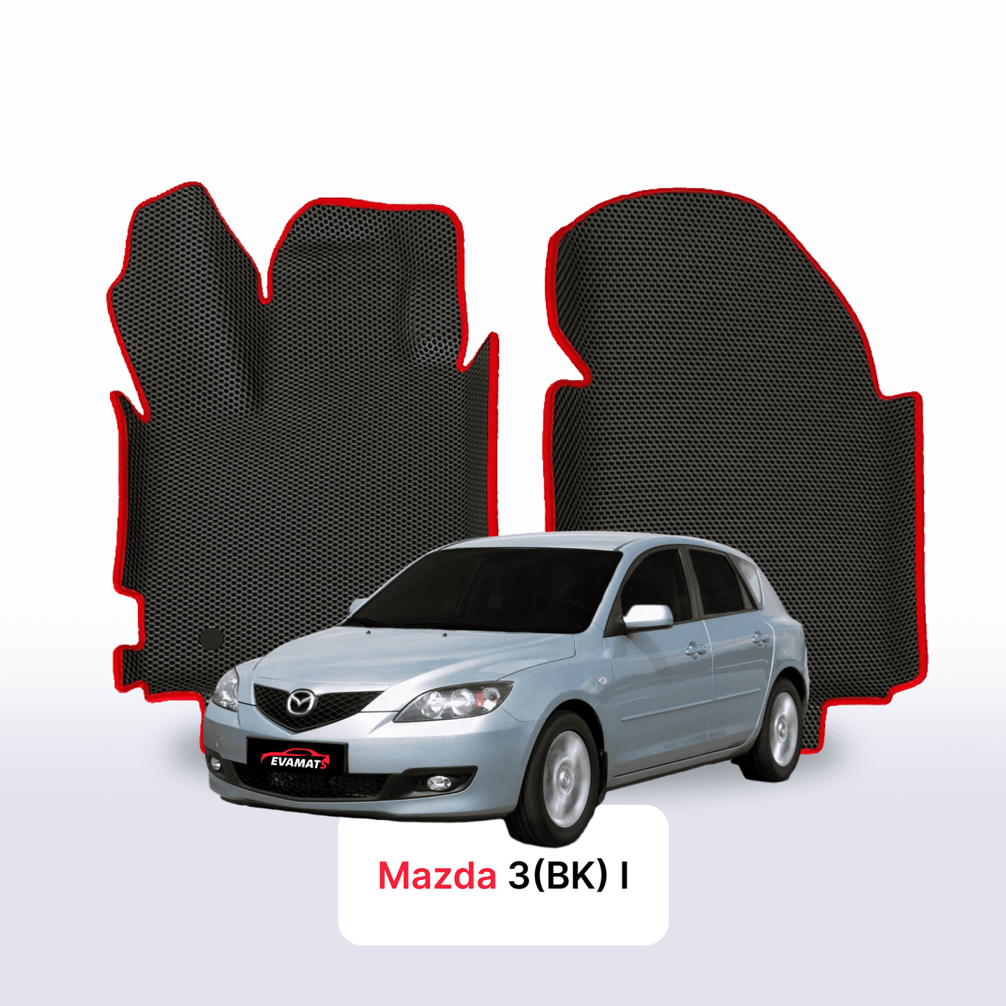 Fußmatten EVA für Mazda 3(BK) 1 gen 2003-2009 jahr SCHÄGHECK 5 türer