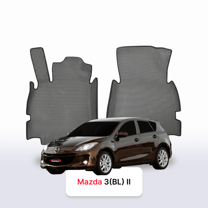 Fußmatten EVA für Mazda 3(BL) 2 gen 2008-2013 jahr SCHÄGHECK 5 türer