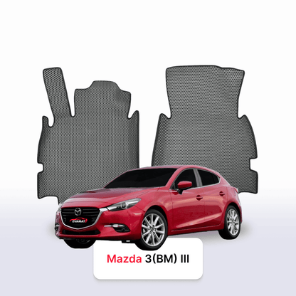 Fußmatten EVA für Mazda 3(BM) 3 gen 2013-2019 jahr SCHÄGHECK 5 türer