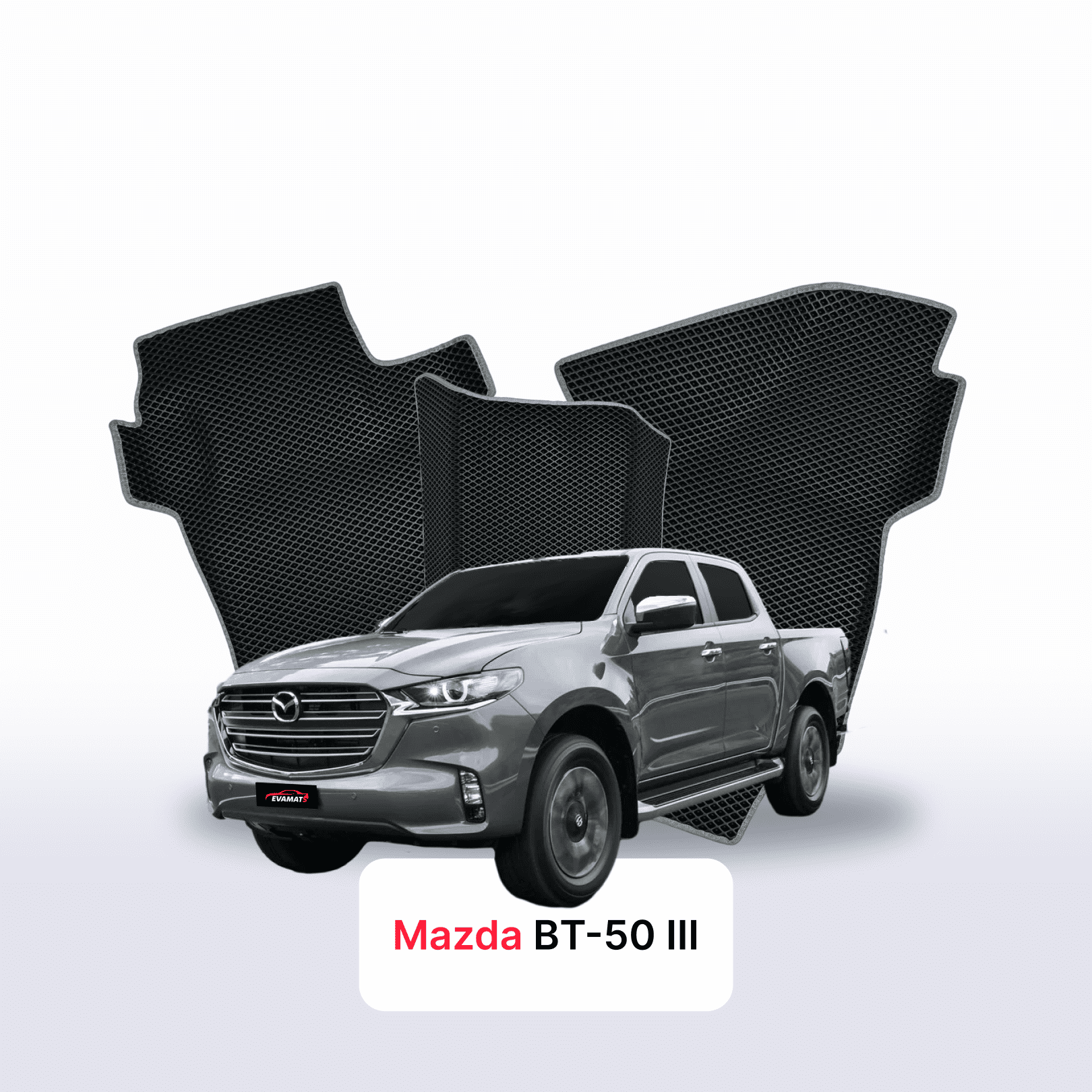 Fußmatten EVA für Mazda BT-50 3 gen 2020-2028 jahr PICK-UP  doppelkabine