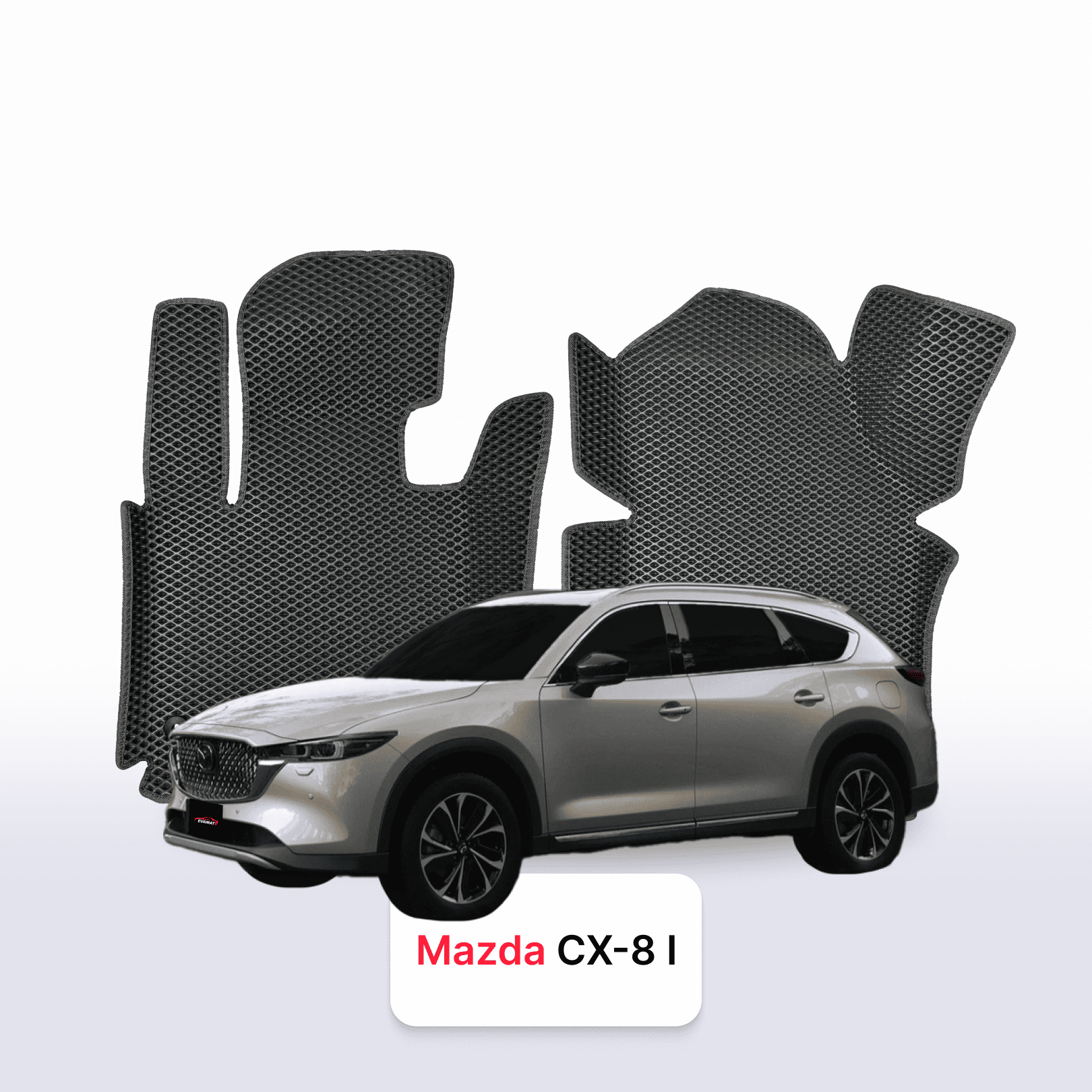 Fußmatten EVA für Mazda CX-8 1 gen 2017-2025 jahr SUV