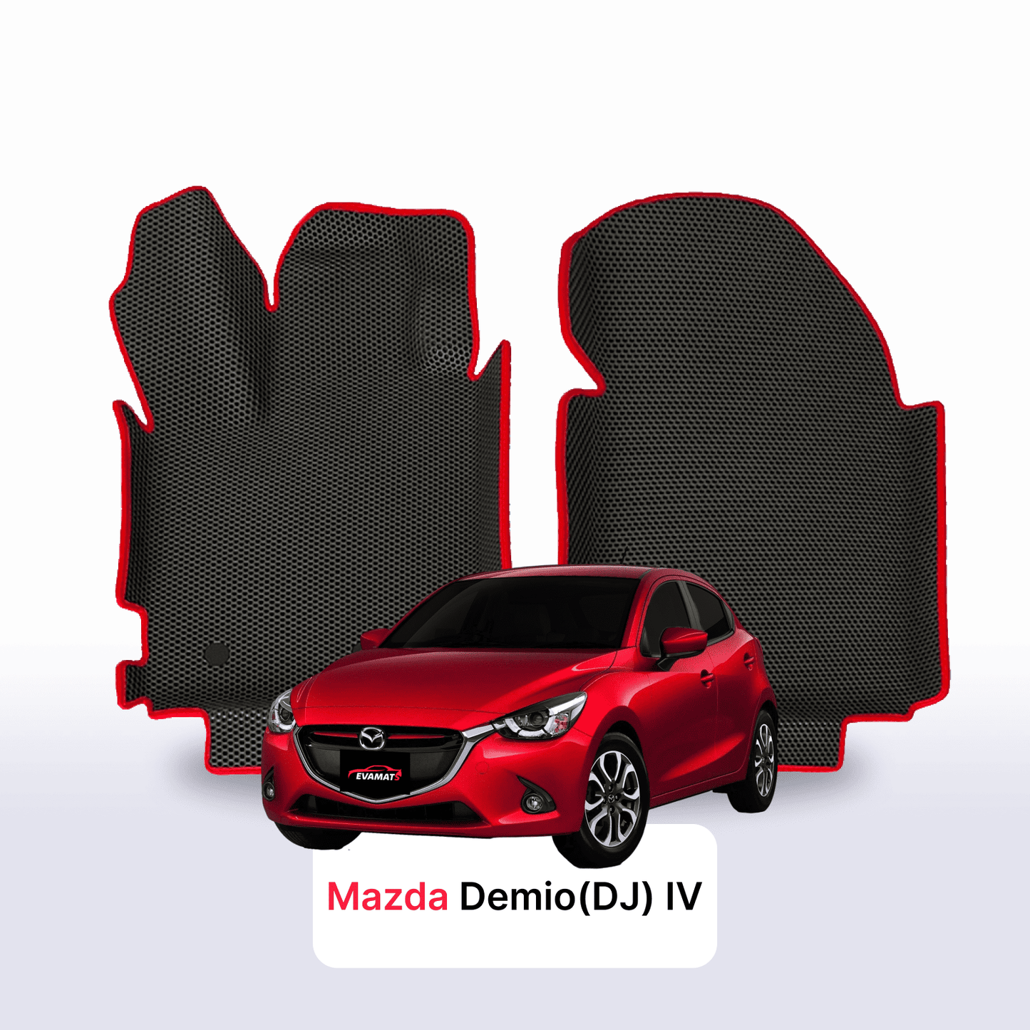 Fußmatten EVA für Mazda Demio(DJ) 4 gen 2014-2019 jahr SCHÄGHECK 5 türer