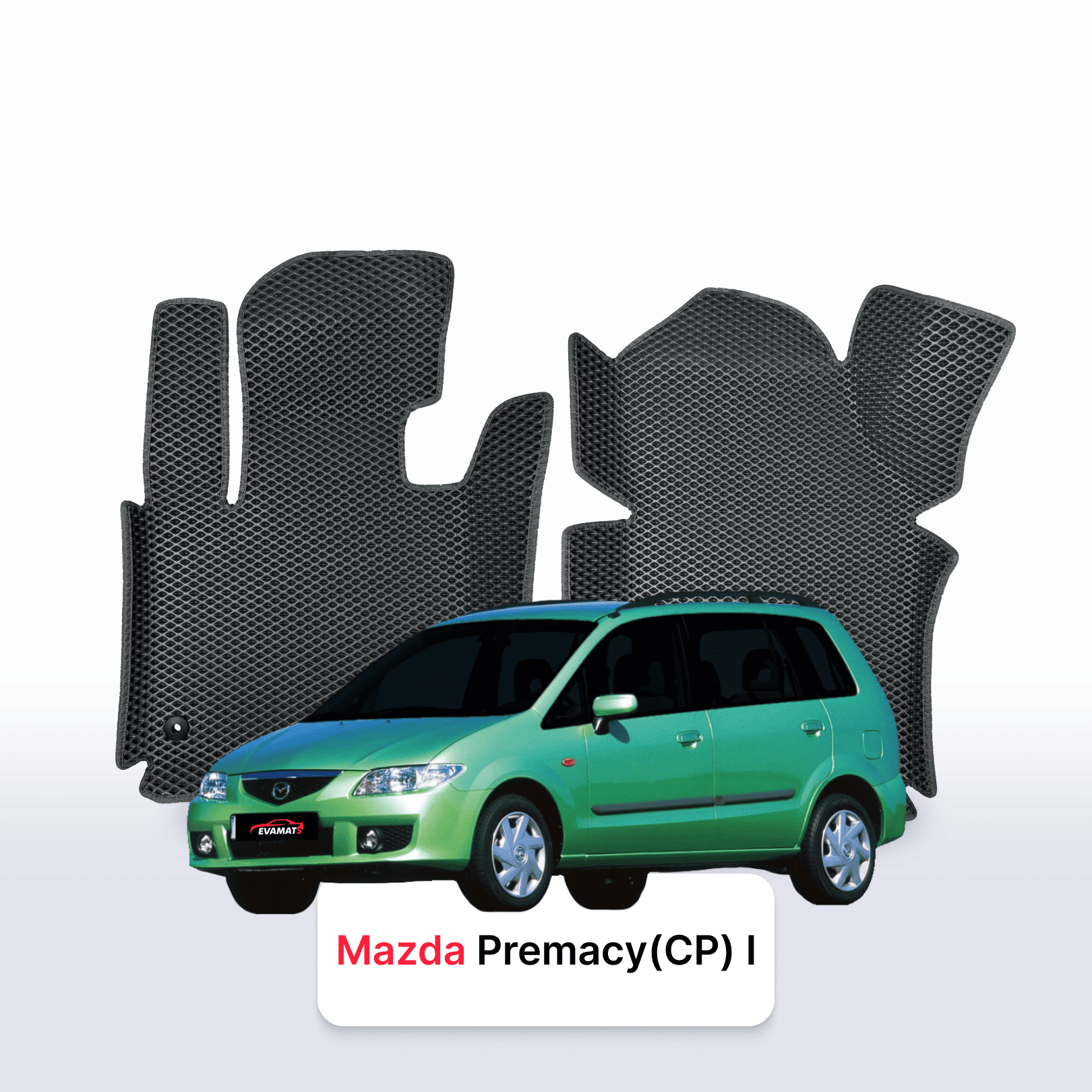 Fußmatten EVA für Mazda Premacy(CP) 1 gen 1999-2005 jahr Minivan