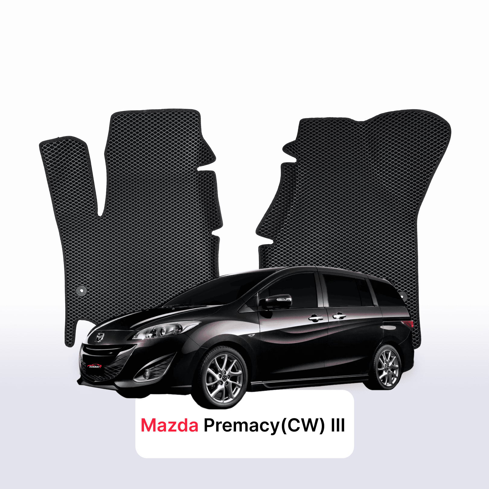 Fußmatten EVA für Mazda Premacy(CW) 3 gen 2010-2017 jahr MINIVAN