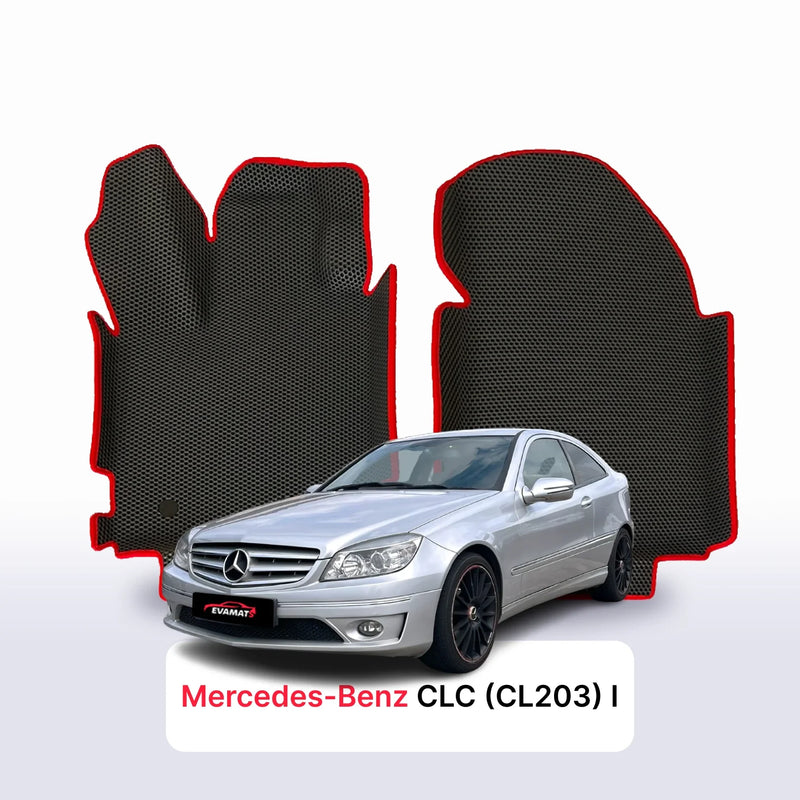 Fußmatten EVA für Mercedes-Benz CLC (CL203) 1 gen 2008-2011 jahr SCHÄGHECK 3 türer