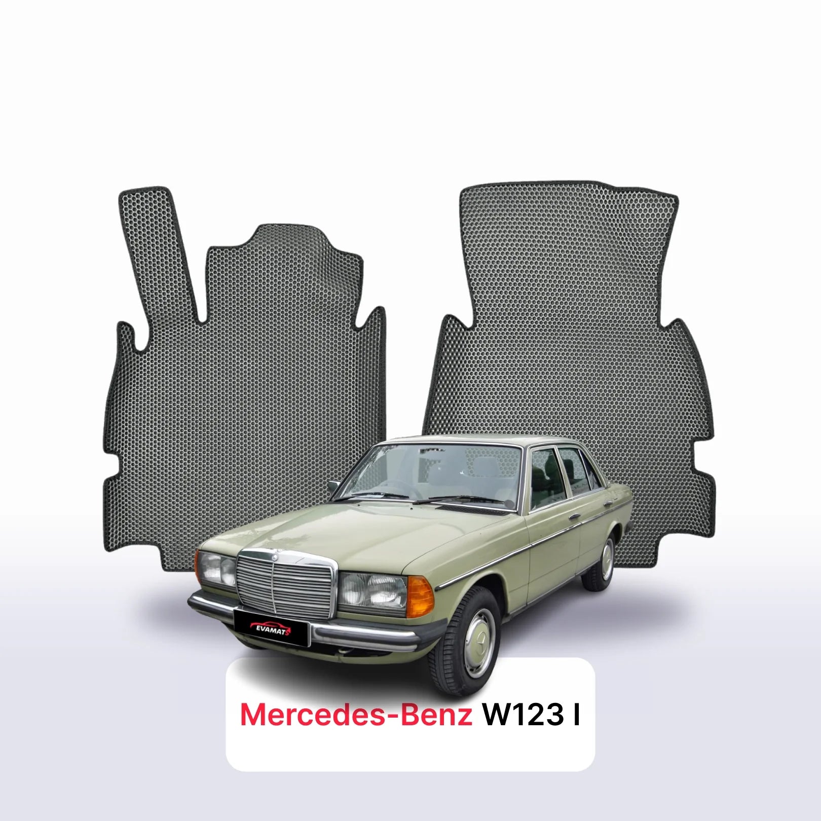 Fußmatten EVA für Mercedes-Benz W123 1 gen 1975-1986 jahr LIMOUSINE