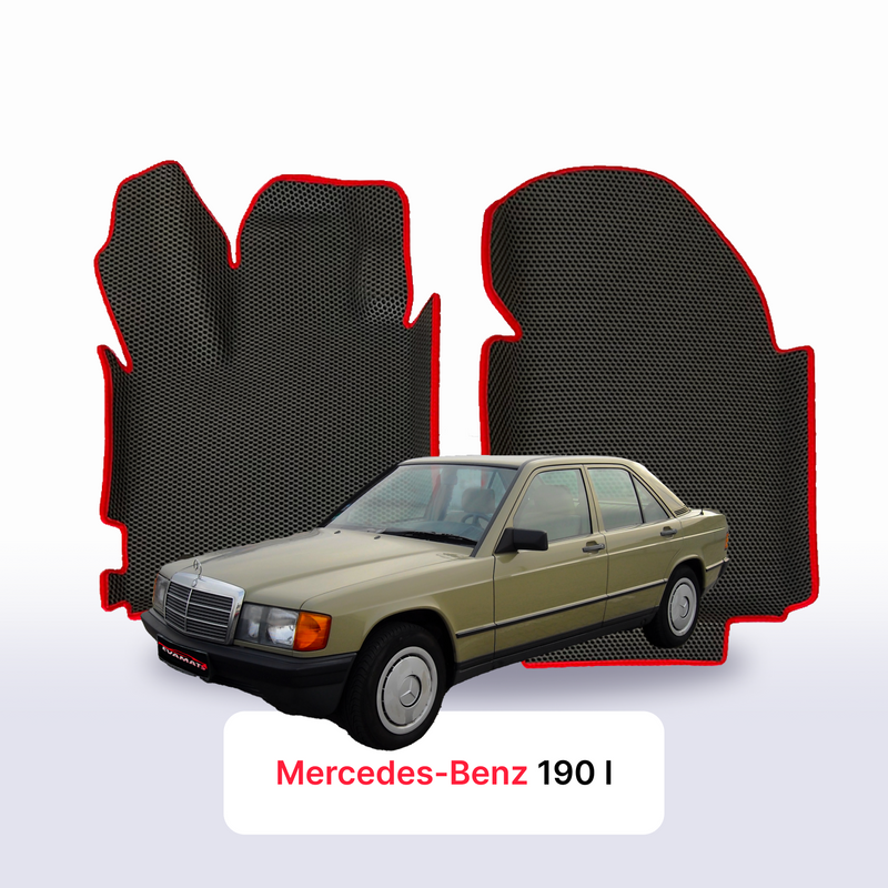 Fußmatten EVA für Mercedes-Benz 190 (W201) 1982-1993 jahr LIMOUSINE