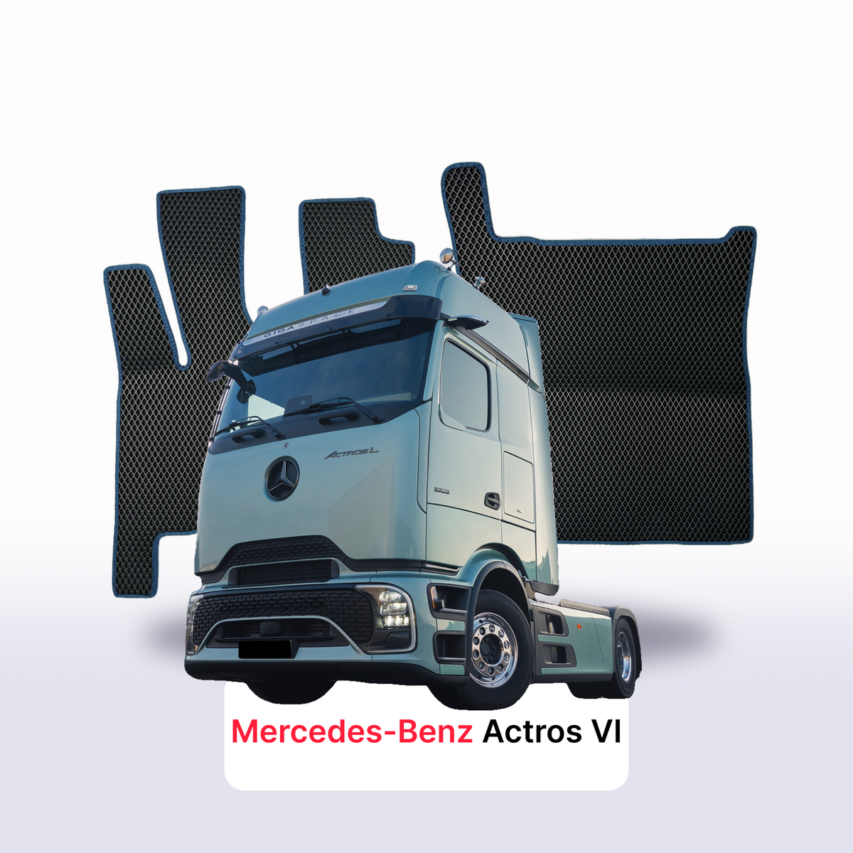 Fußmatten EVA für Mercedes-Benz Actros 6 gen 2023-2028 Jahr LKW