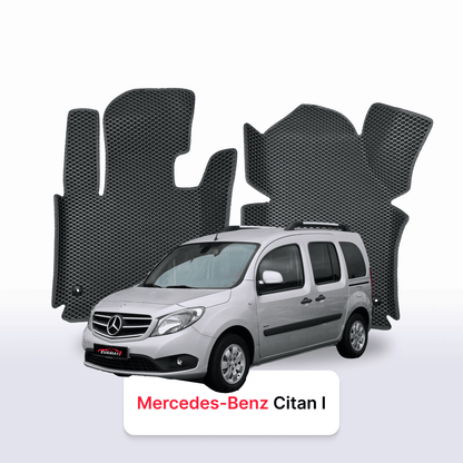 Fußmatten EVA für Mercedes-Benz Citan 1 gen (W415) 2012-2021 jahr KOMBIVAN