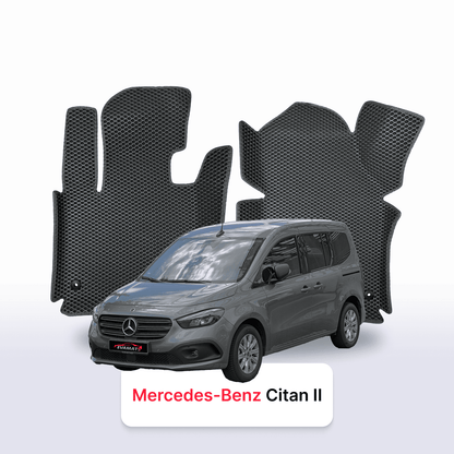 Fußmatten EVA für Mercedes-Benz Citan 2 gen (W420) 2021-2027 jahr KOMBIVAN