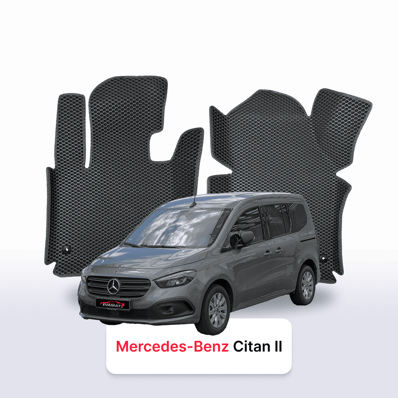 Fußmatten EVA für Mercedes-Benz Citan 2 gen (W420) 2021-2027 jahr KOMBIVAN