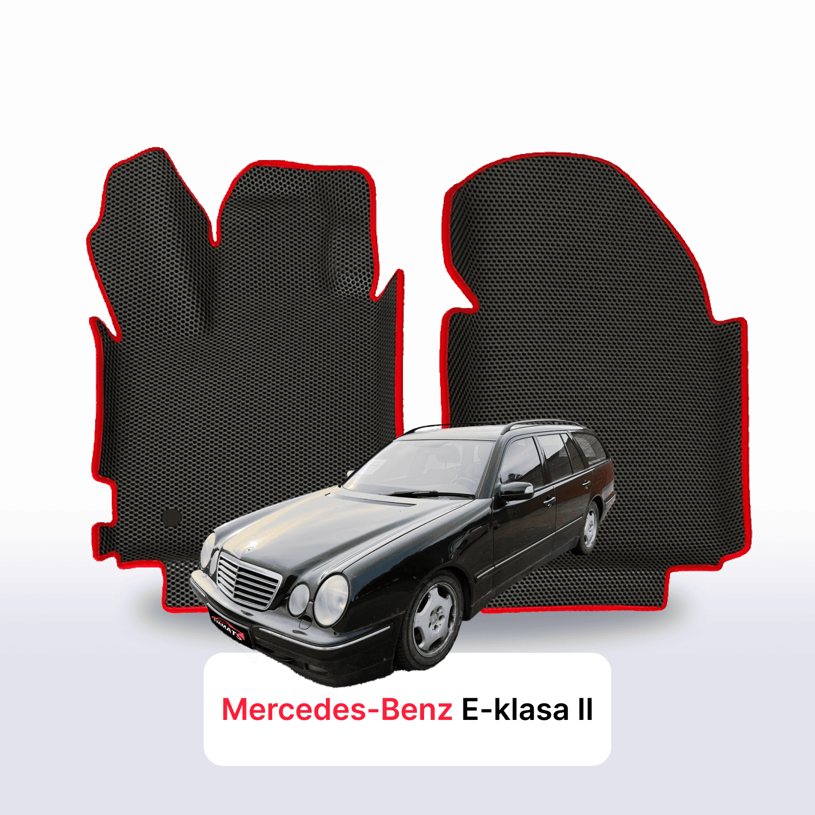 Fußmatten EVA für Mercedes-Benz E-klasa 2 gen (S210) 1995-2002 jahr KOMBI