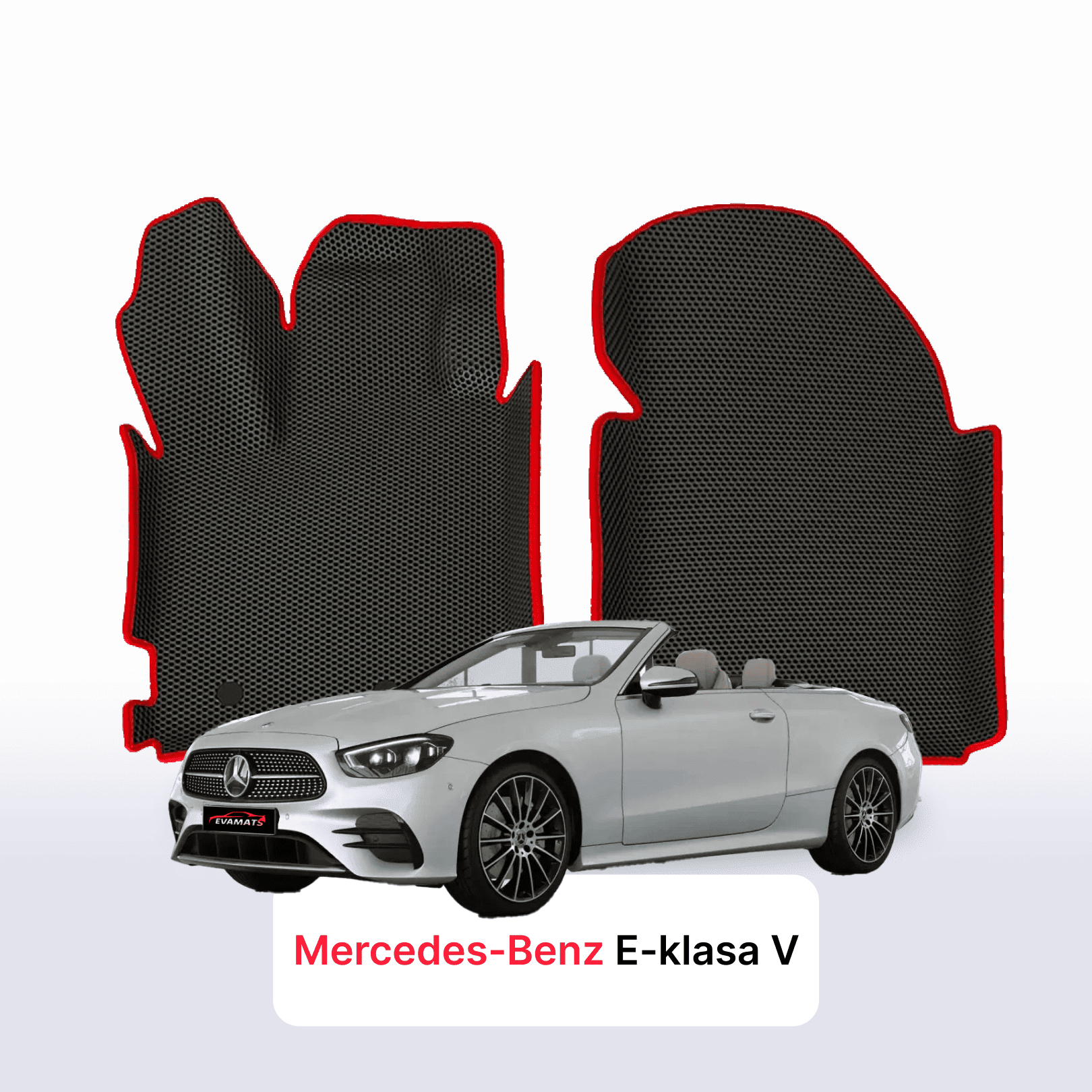Fußmatten EVA für Mercedes-Benz E-klasa 5 gen (A238) 2016-2023 jahr CABRIO